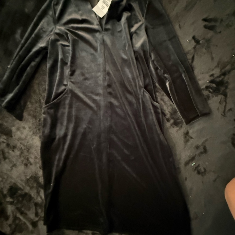 J. Jill Black Long Sleeve Dress